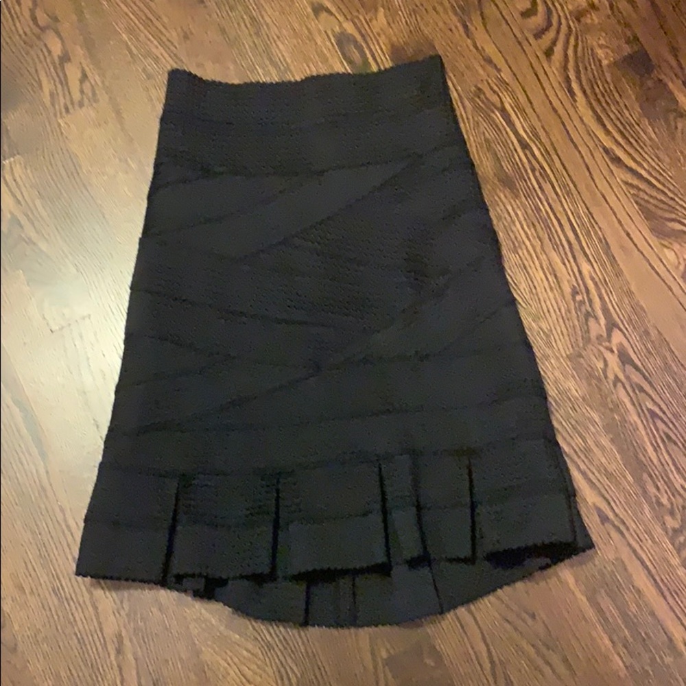 Black patterned skirt